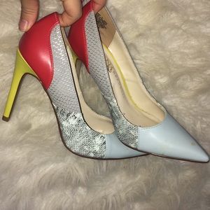 Multi-Colored Heels